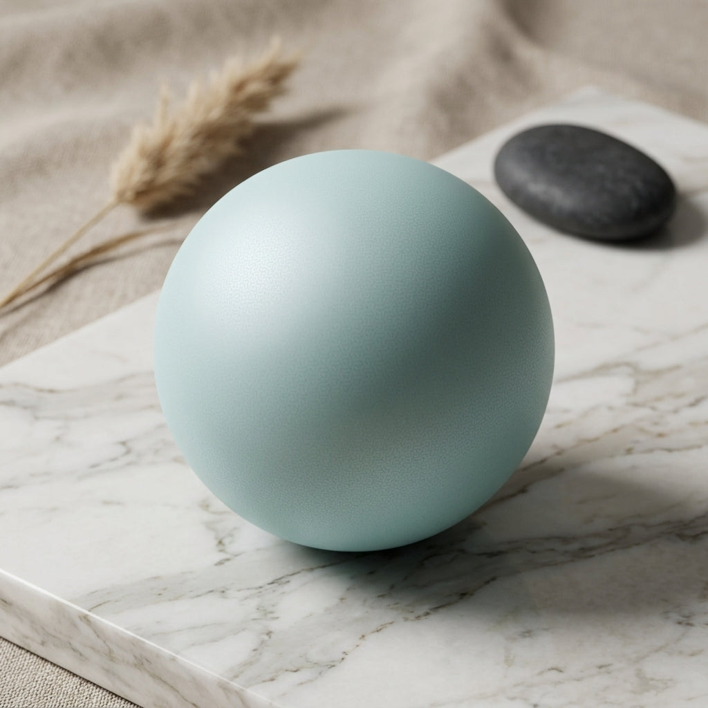 Artisan frosted glass decorative balls